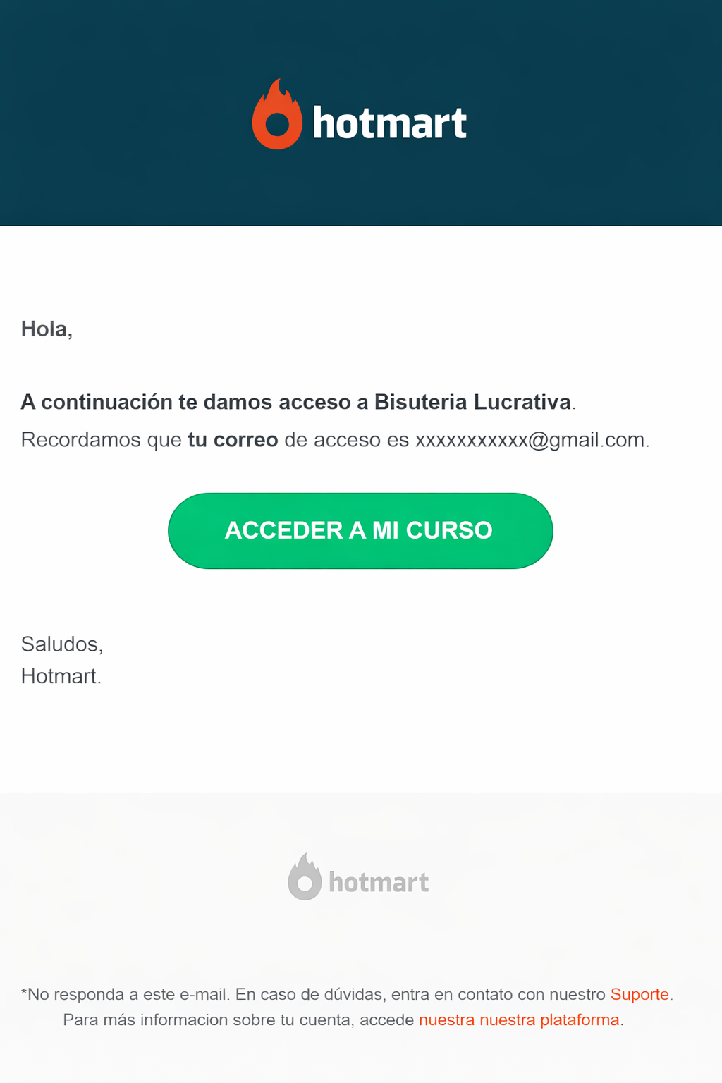 Acceso Hotmart